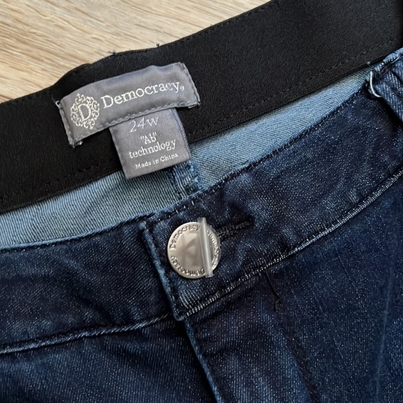 🛑 1 hour sale. NWT. Democracy, Anthropologie “ab solution” Indigo blue jeans - Picture 12 of 13